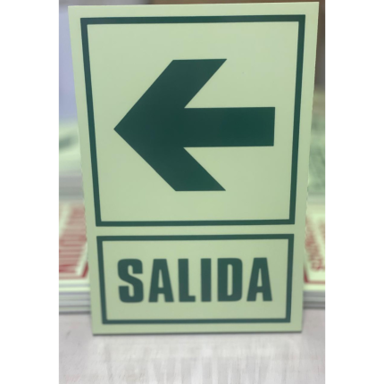 Señal fotoluniscente FLECHA IZQUIERDA