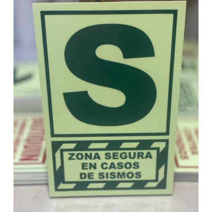 Señal fotoluniscente ZONA SEGURA